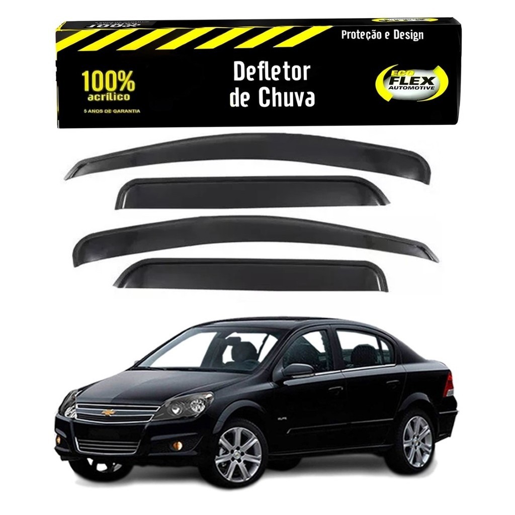 JOGO CALHA DEFLETOR CHUVA CHEVROLET VECTRA 2.0 2009 A 2012 - Spare Parts and Accessories for Vehicles