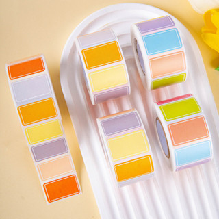 500Pcs/Roll Adesivos De Etiquetas Coloridas DIY Classificação À Prova D'água Nome Dos Estudantes Papelaria em Oferta na Shopee