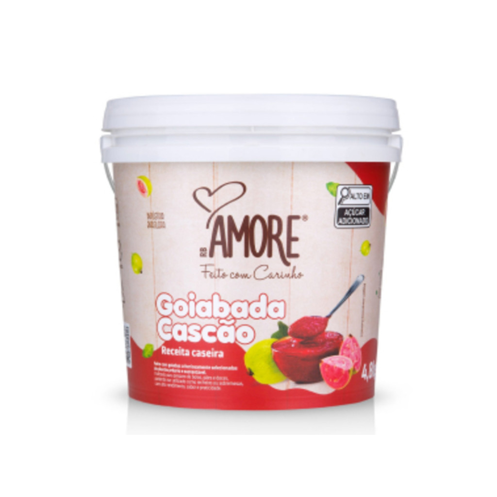 Doce De Goiabada Cascão Cremosa 4,8kg Rb Amore