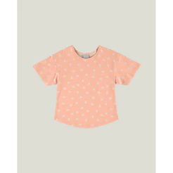 Blusa Infantil Menina Mullet Flores Em Algodão Orgânico Malwee Kids