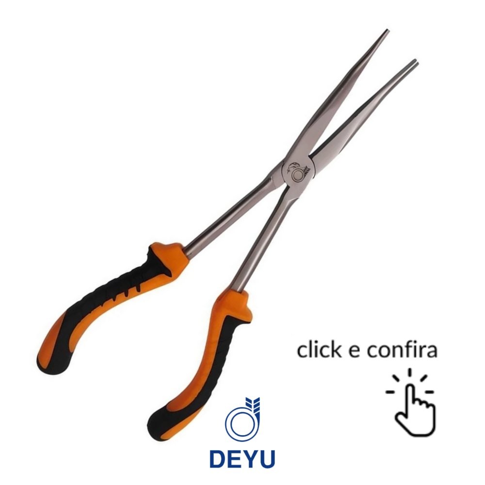 Alicate Deyu MBX-JCQ11B | 27,5cm - Bico Curvo