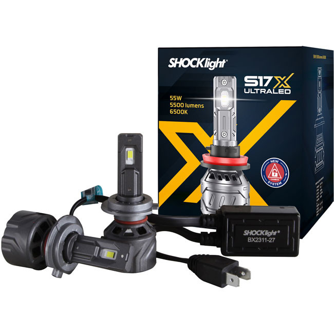 Lâmpada ultra led nano shocklight s17x h7 5500lm com canbus em Oferta na Shopee