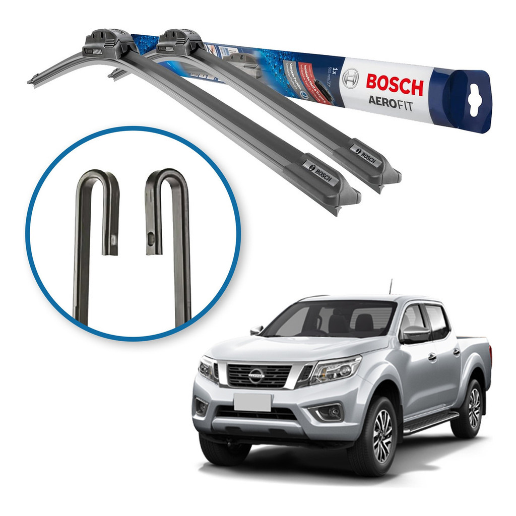 Palheta Limpador Parabrisa Original Bosch Nissan Frontier 2017 A 2020 em Oferta na Shopee