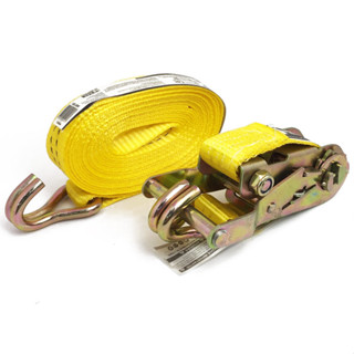 Cinta com Catraca para Amarração de Carga FERTAK 1,5t 4,6m 25mm Gancho "J" Aço e Poliéster em Oferta na Shopee