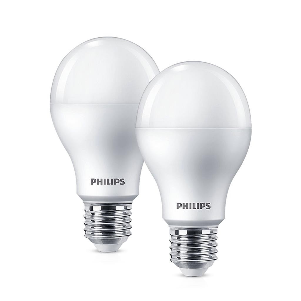 Kit 2 Lampadas Led Bulbo A65 13W Bivolt E27 6500K Philips - Home & Living