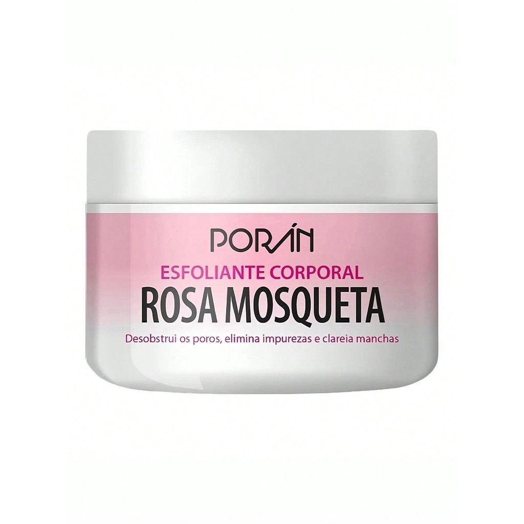 TÁLINDA - Esfoliante Corporal Rosa Mosqueta - Bumbum Lisinho 250g - Porán - Elimina Foliculite