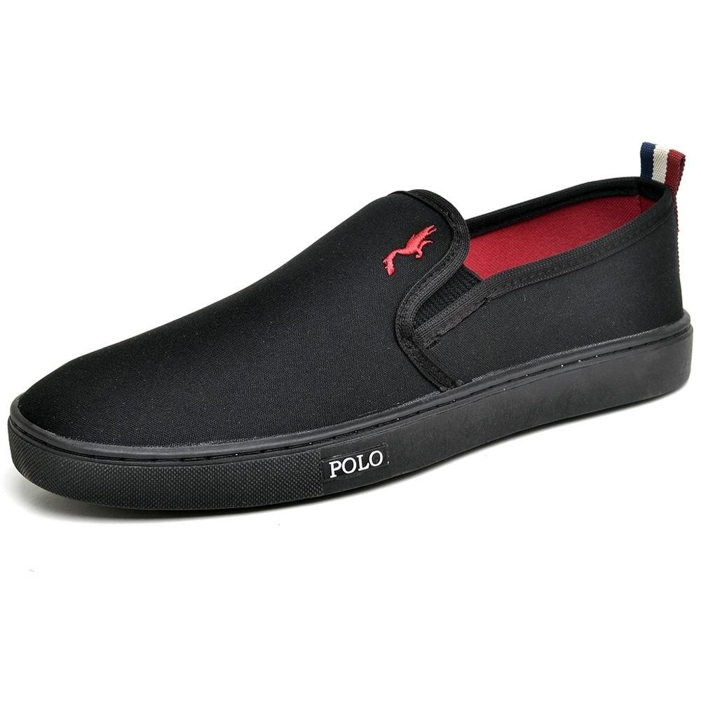 Tênis Slip On Masculino Moda Casual Sola Macia Leve Costurada Calce Fácil Homens Estilosos