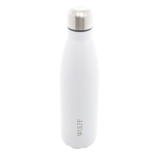 Garrafa Térmica Wolff Ice de Aço Inox Parede Dupla Branca