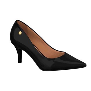 Scarpin Feminino Vizzano Salto Médio Verniz Conforto Premium