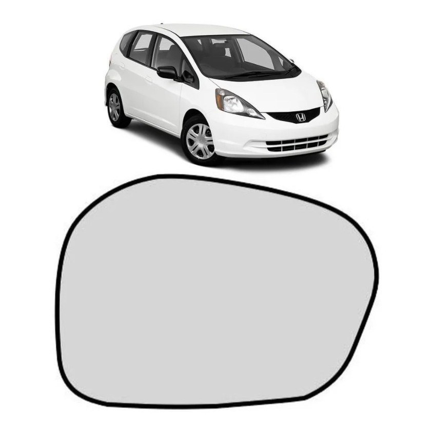 Lente Base Retrovisor Honda New Fit 2009 2010 2011 Direito