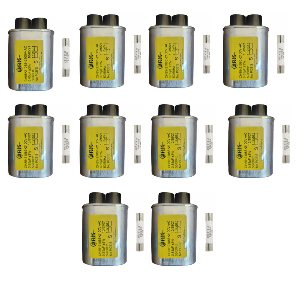 Promoção com 10 Capacitor De Alta Tensão Microondas 0.85uf 2100v 