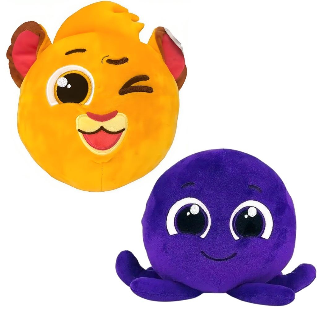 Kit Pelúcia Infantil Bolofofos Com Música Pow E Rick 30cm - Fun - Mom & Baby