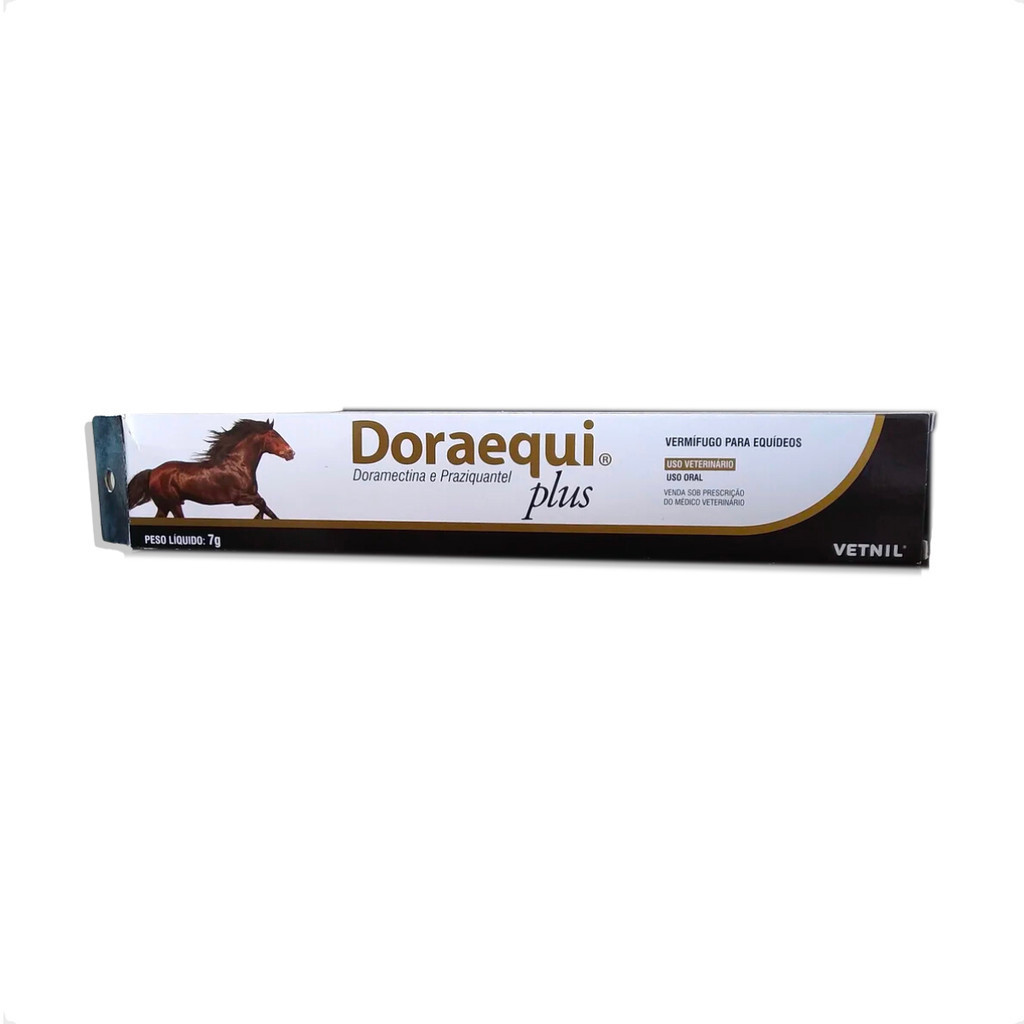 Doraequi Plus Vetnil Vermífugo para Equinos - Seringa 7g em Oferta na Shopee