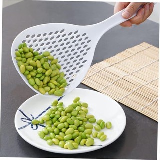 Colher Escorredor Branco Utensílios Para Cozinha em Oferta na Shopee
