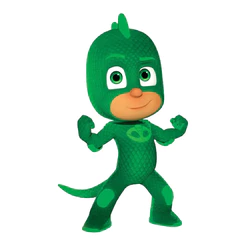 Decoração em MDF Largatixo Festa PJ Masks - 01 Unidade - Rizzo