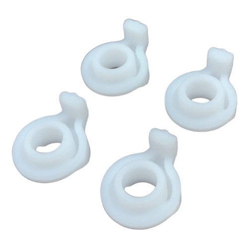 Kit 4 Calço Branco Dobradiça Superior do Refrigerador