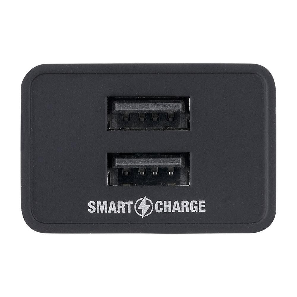 Carregador De Parede i2GO 2 Saídas Usb 3,4a Preto - detalhe