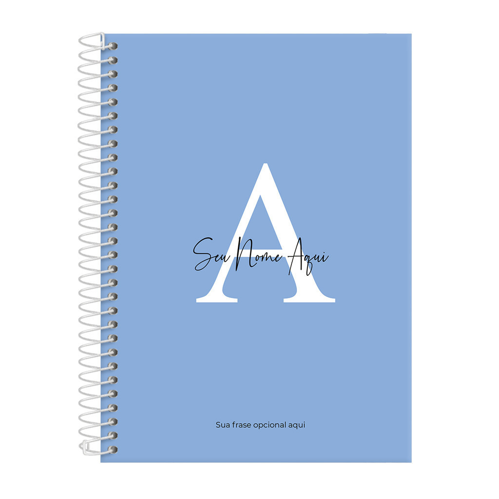 Caderno Colegial Feminino Personalizado 20 Matérias Moderna Letra Cores em Oferta na Shopee