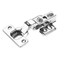 Kit 10 Dobradiças 35mm Inox com Amortecedor Reta ou Curva Renna