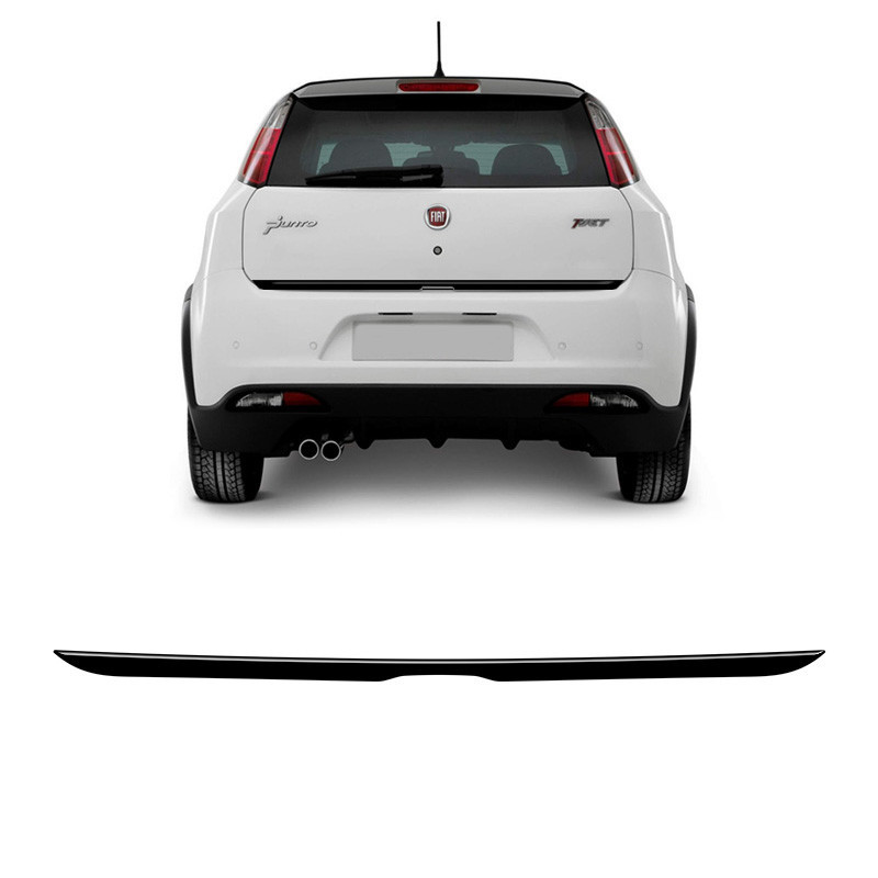 Friso Do Porta-Malas Punto 2010/2017 Adesivo Black Traseiro Genérico em Oferta na Shopee