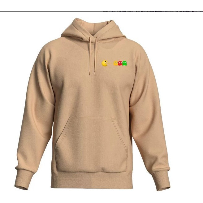 Blusa De Moletom Pac Man Lançamento Com Capuz Ou Sem Capuz