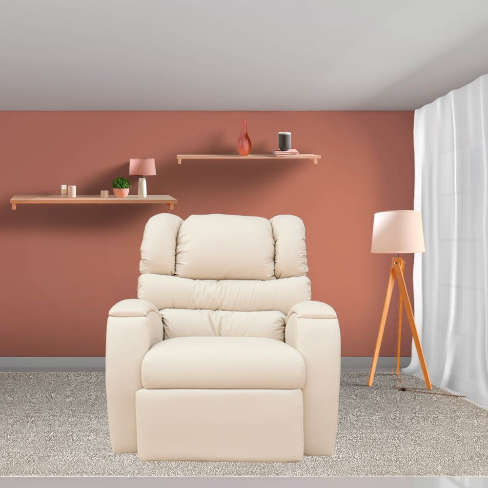 Poltrona do Papai Reclinável Giratória Balanço Zero Wall Biorne F05 Corano Bege  - Lyam Decor em Oferta na Shopee