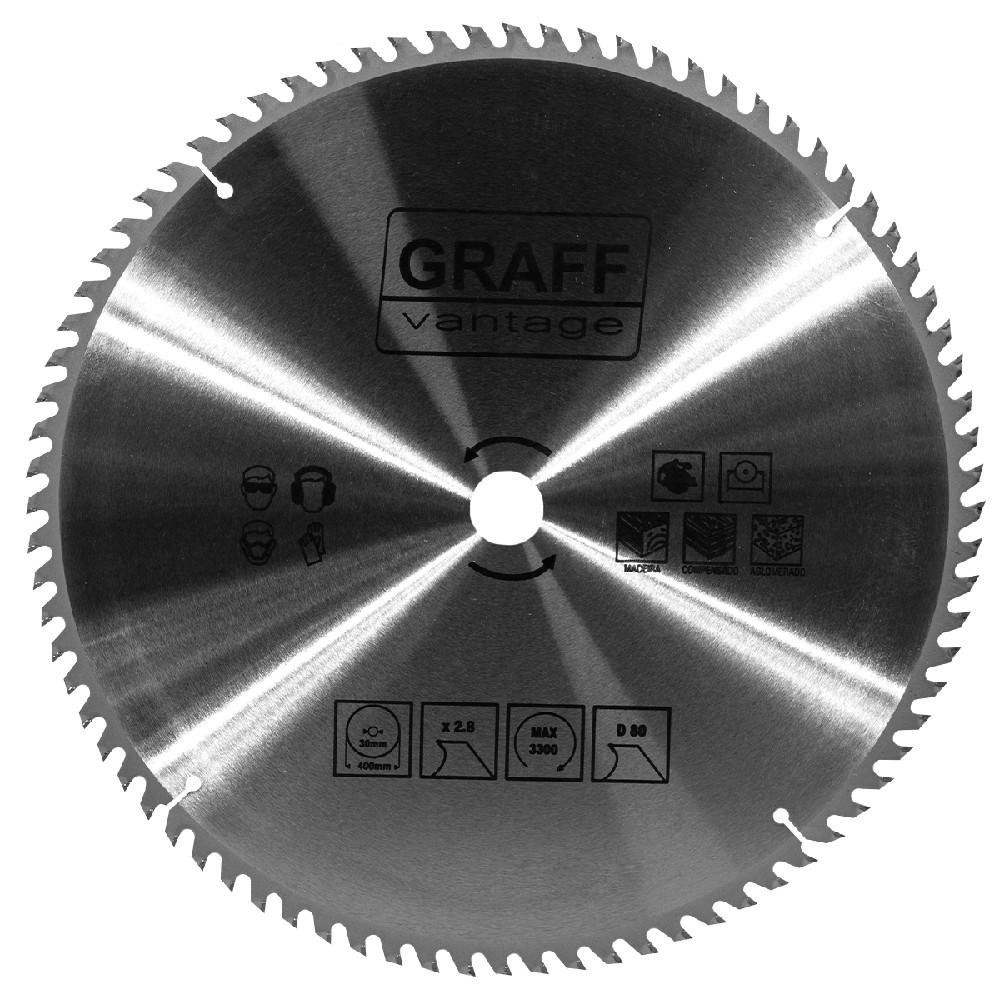 Serra Circular C/ Pastilha De Metal Duro P/ Madeira 16''x80d (579,0027) - Graff Vantage