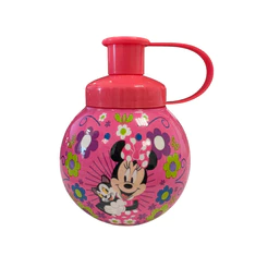 Garrafa Squeeze Bola Minnie Floral Gato - Rosa - 250ml - 1 unidade - Rizzo