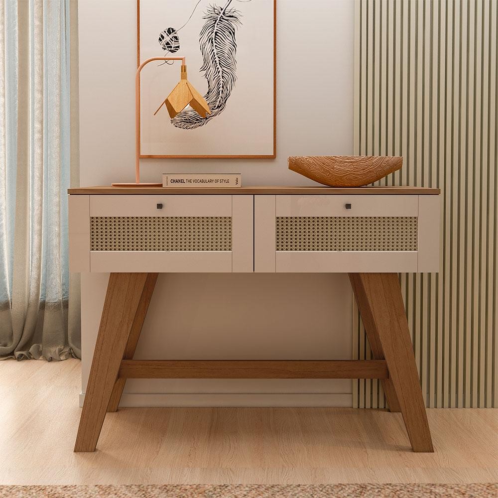 Aparador Trama 2 GV Cinamomo e Off White - Home & Living