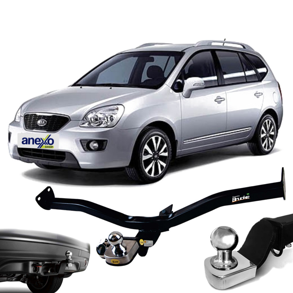 Engate Reboque Kia Carens 2009 a 2013 Brucke KI1016 Rabicho Tração 700kg Haste fixa