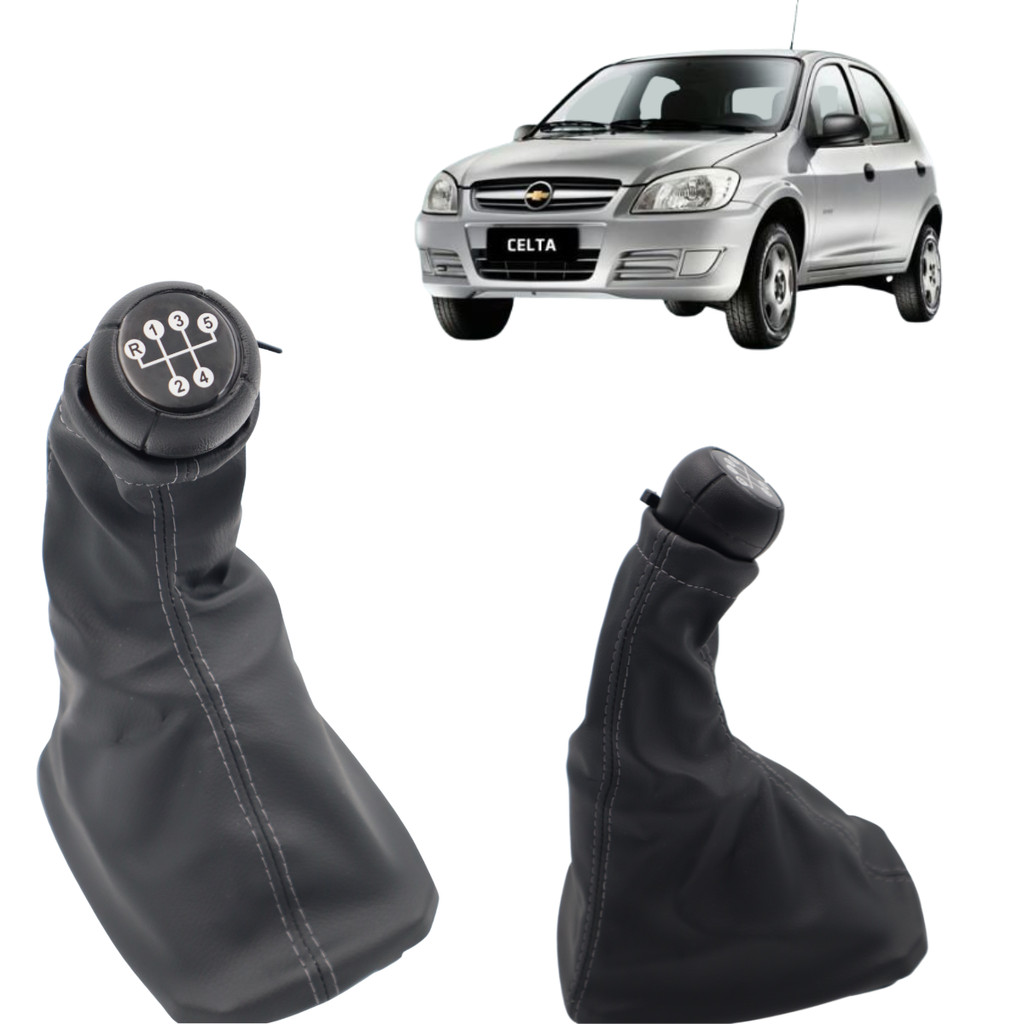 Manopla Bola Coifa Câmbio Celta 2001 02 03 A 2011 Mod. 2000 5 Marchas