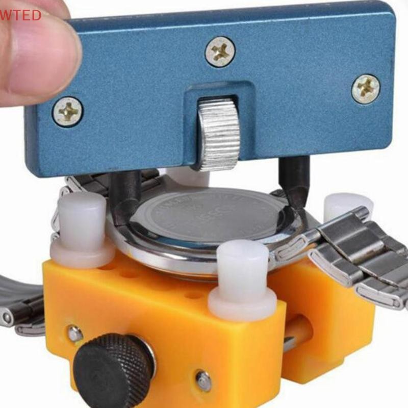 (WTED) Kit De Ferramentas De Reparo De Relógio Ajustável , Abridor De Caixa Traseira , Removedor De Tampa , Chave De Par