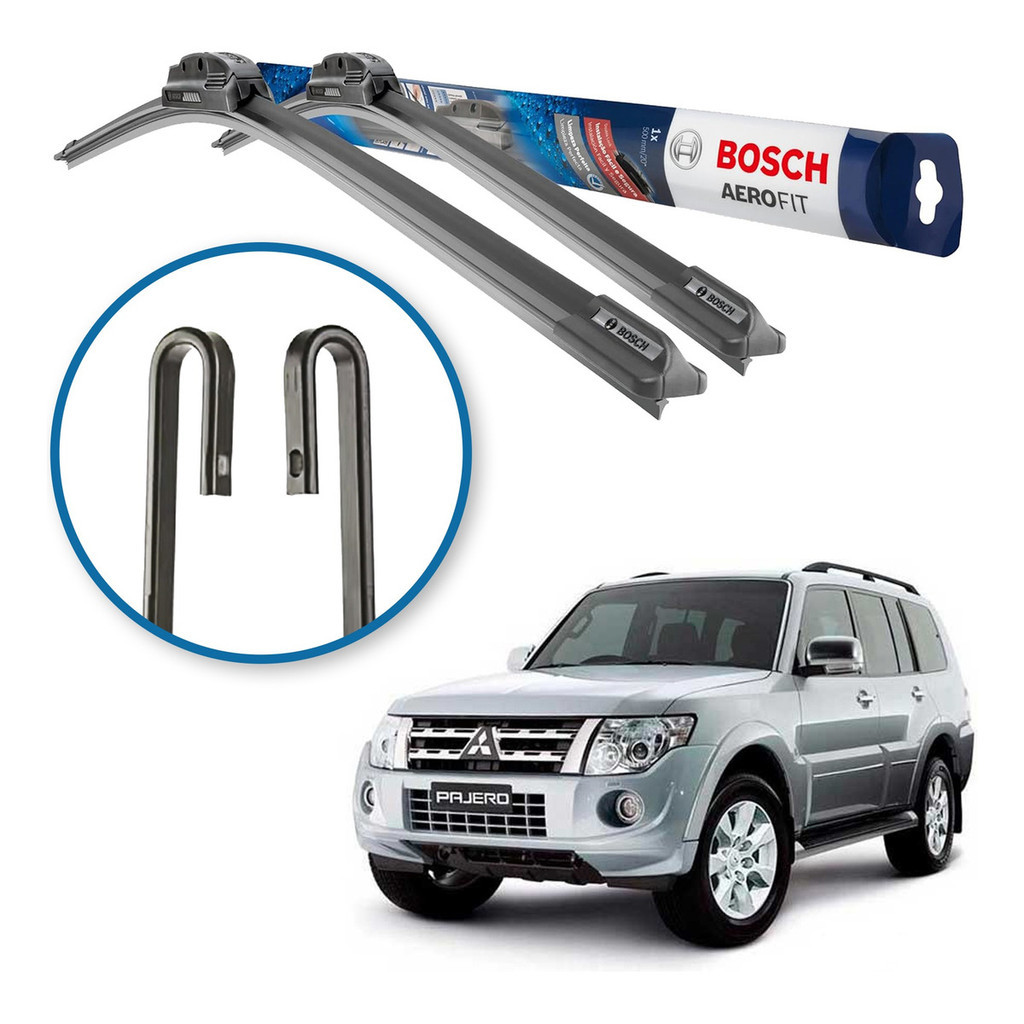 Palheta Limpador Parabrisa Original Bosch Mitsubishi Pajero Full 2006 A 2016 em Oferta na Shopee