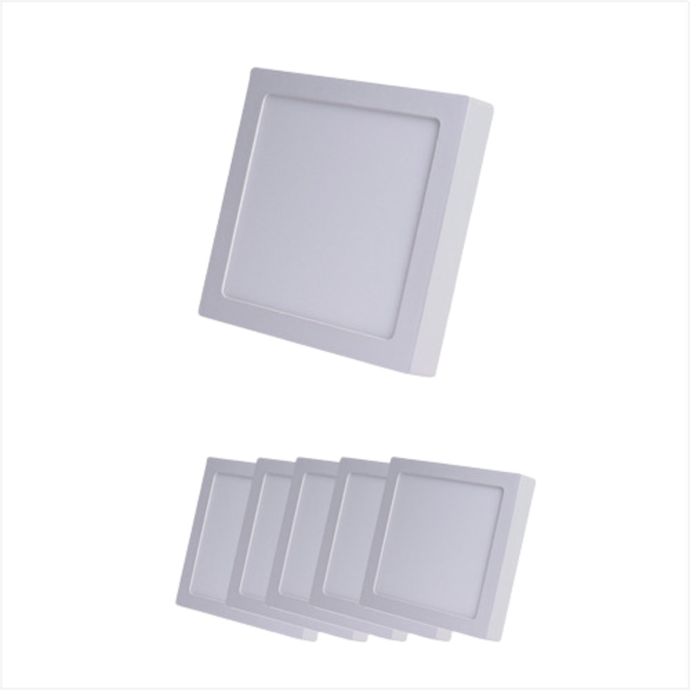 Kit 15 Plafon Painel De Led Sobrepor 18w 6000k Original