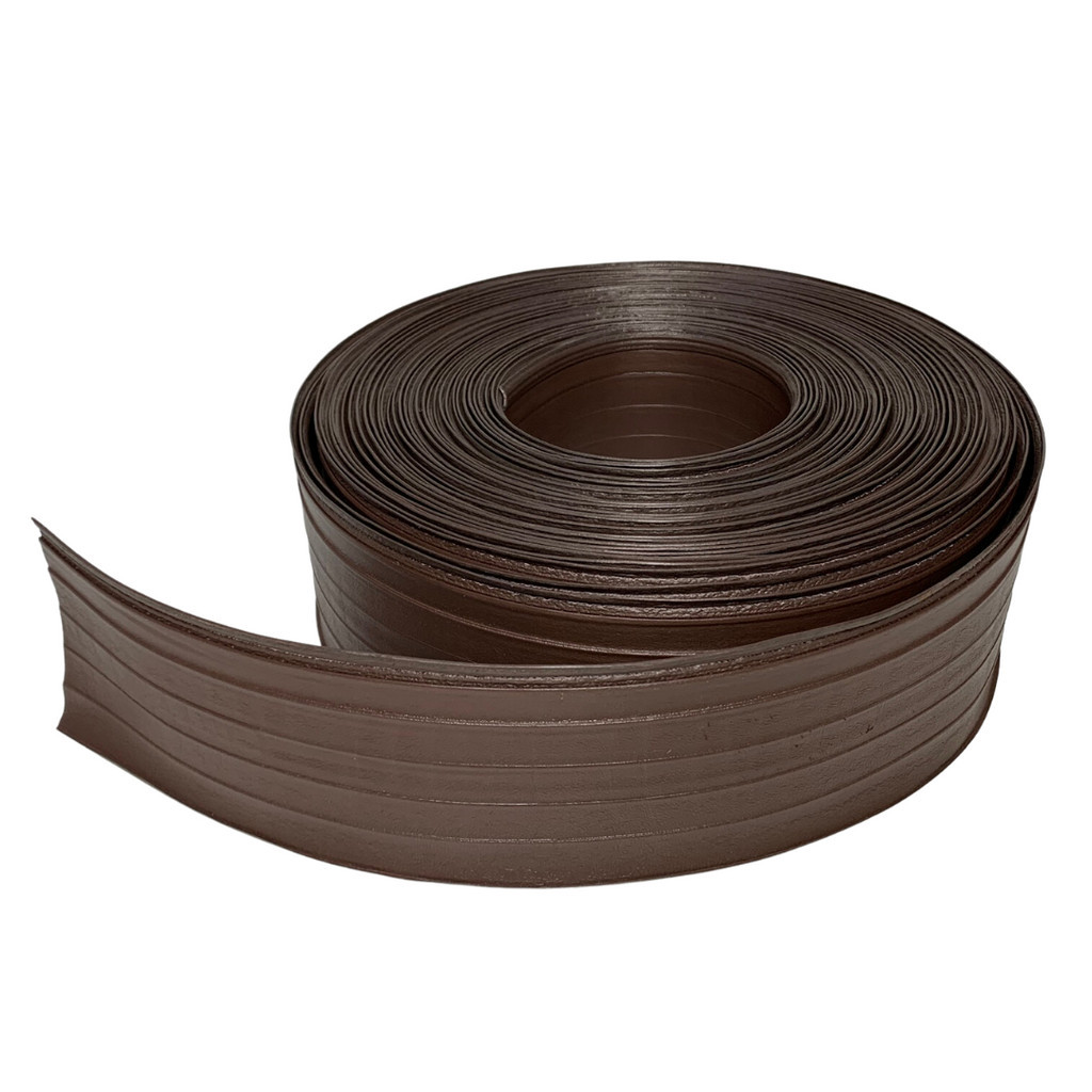 Limitador de Grama 25m Separador de Jardim Divisor Marrom