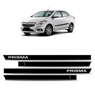 Friso Lateral Prisma 2006 A 2012 - Kit 4 Peças Personalizado em Oferta na Shopee