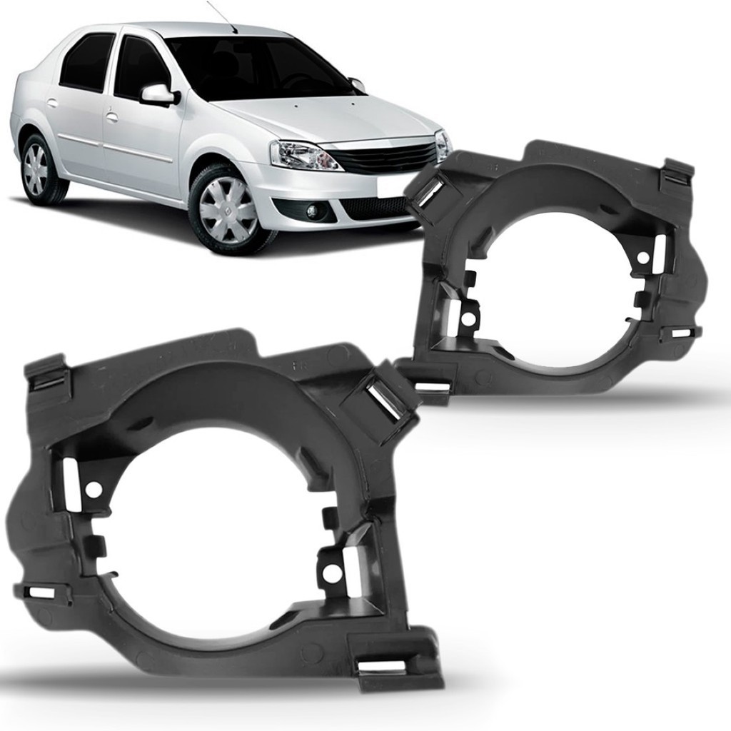 Suporte Farol Milha Renault Logan 2010 2011 2012 2013 Copo