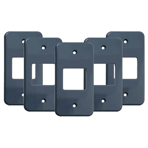 Kit 5 Tampas Condutores Reto Para 2 Interruptores Wetzel