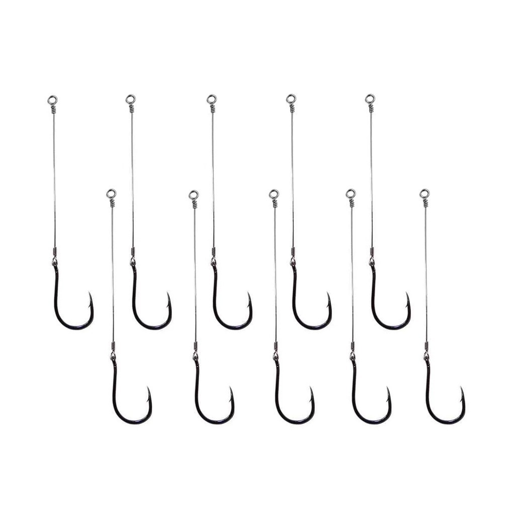 Anzol Encastoado Chinu Black c/10 - Top Fishing em Oferta na Shopee