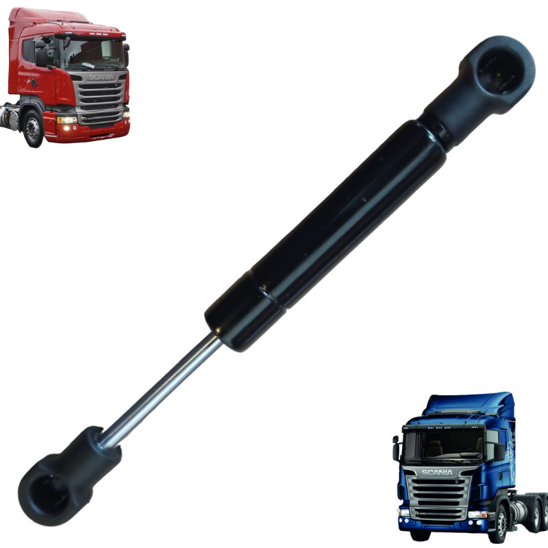 AMORTECEDOR CAPO MOLA GAS DOBRADIÇA GRADE INF SCANIA SERIE 5