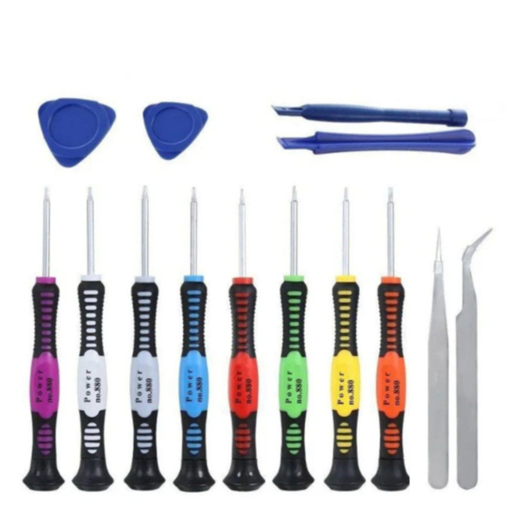 Kit Jogo De Chaves De Precisão E Ferramentas Para Manutenção Com 14  Peças Kit Chaves De Precisão Para Abrir Celular | Espátula Pinça Compatível Para Samsung, Motorola, Android,Tablet, IPhone, Notebook