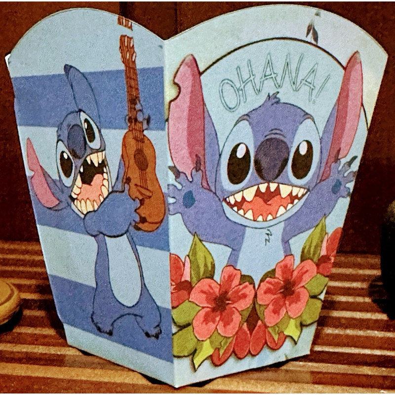 10 CENTRO DE MESA,CACHEPOT GRANDE 10/8/5 TEMA LILO E STITCH, STITCH