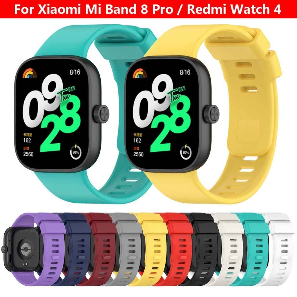 Pulseira De Silicone Para Redmi Watch 4 , Inteligente Xiaomi Mi Band 8 Pro Substituição , Acessórios De Cinto