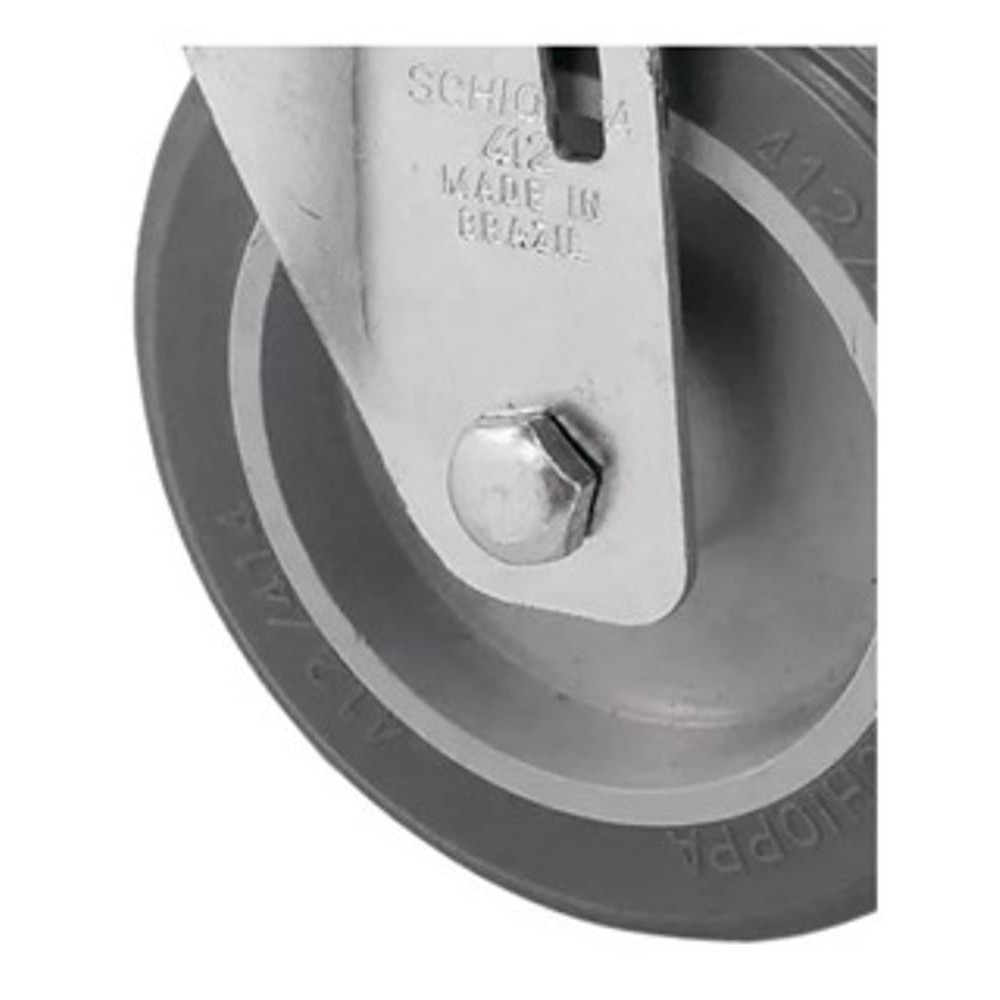 Detalhes do Rodízio Giratório 4 Polegadas 65kg Schioppa Gl 412 Bp