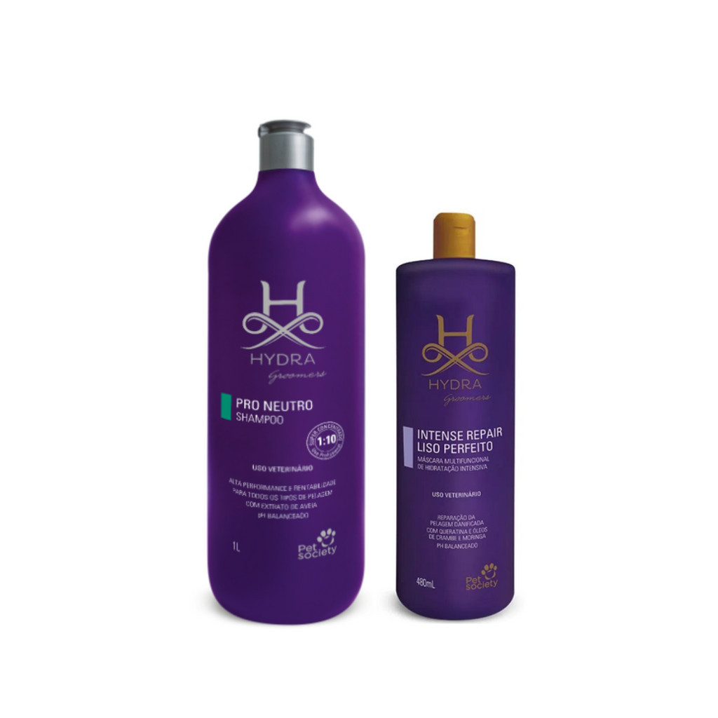 Hydra Intense Repair System Liso Perfeito e Shampoo Neutro em Oferta na Shopee