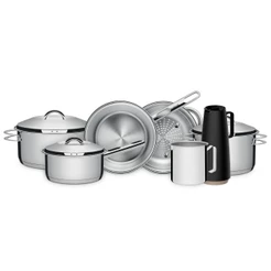 Jogo Panelas Tramontina Inox 7 Peças Fundo Triplo