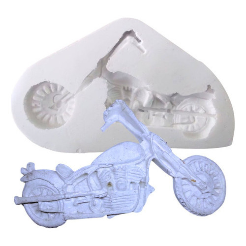 Molde Forma Silicone Moto Custom Motocicleta Confeitaria