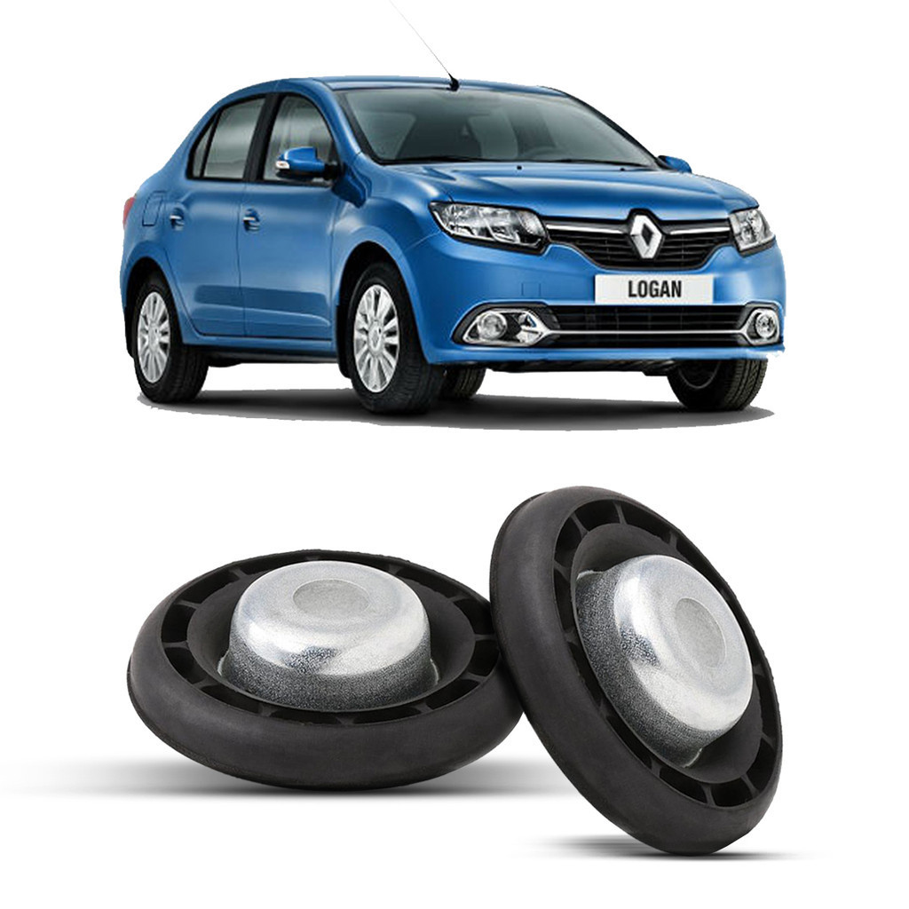 Par Calço Superior Amortecedor Dianteiro Renault Logan 2014 2015 2016 2017 2018 2019 2020 2021 2022 2023