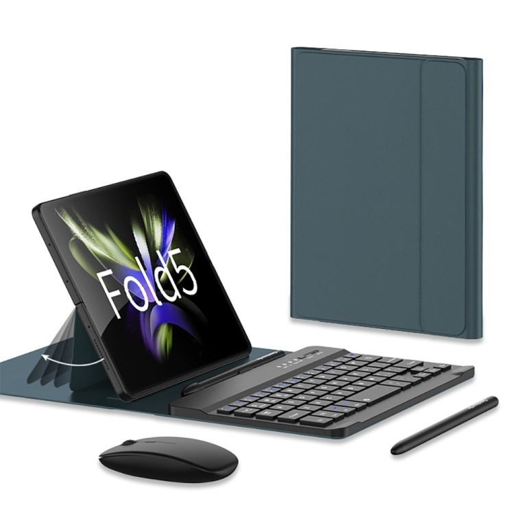 Envio No Mesmo Dia GKK Ajuste Da Engrenagem Bluetooth Keyboard + Pen + Mouse + Case Set Para Samsung Galaxy Z Fold5