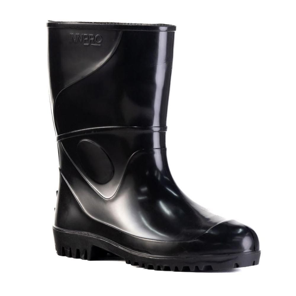 Bota PVC Cano Medio Innpro Work Antiderrapante CA 36025 - Preto em Oferta na Shopee
